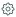 Gray gear shaped icon